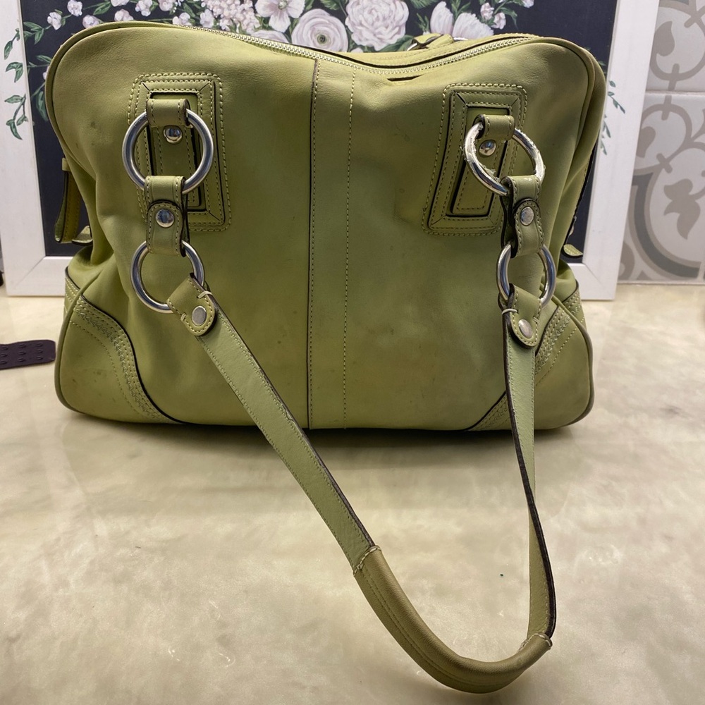 Coach Green Soho Satchel in Green